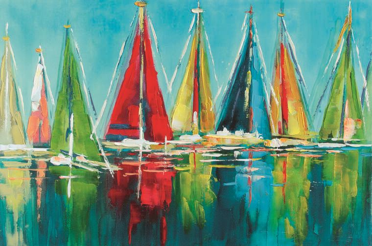 Reproduction paintings Colourful sails