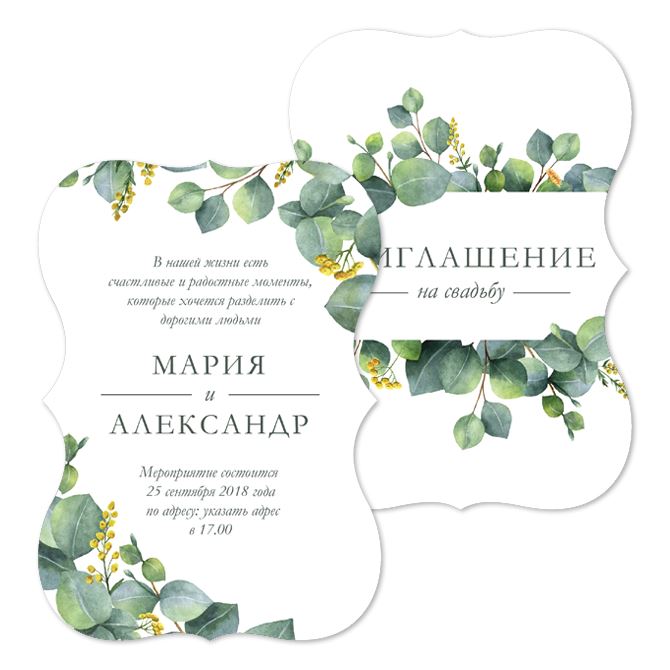 Открытки двухсторонние стандартные Felling of eucalyptus