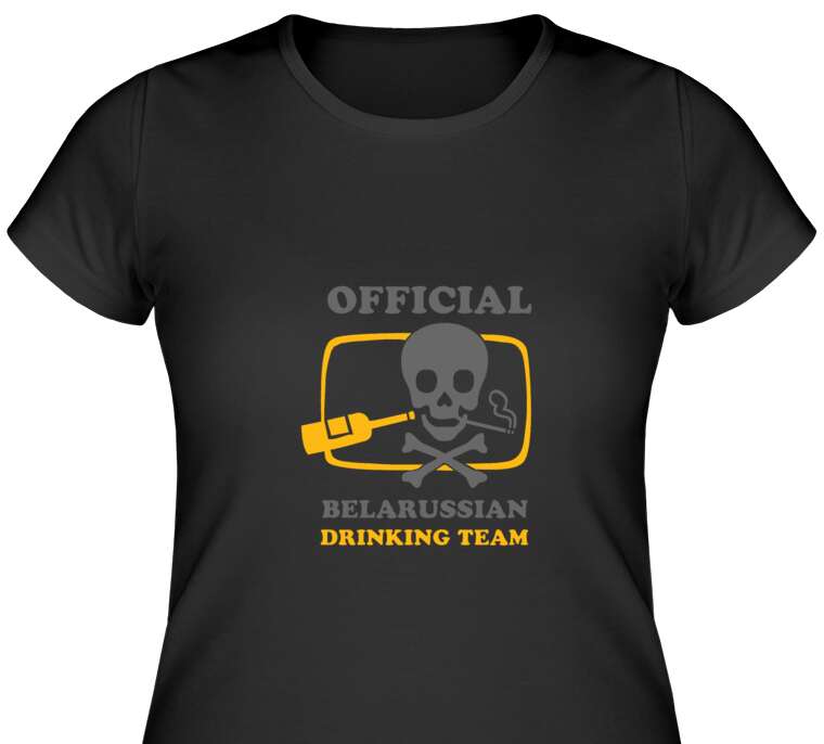 Майки, футболки женские Drinking team