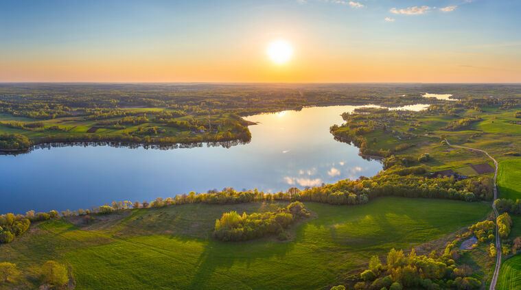 Купить и печать на заказ Картины, фото с паспарту Реки Беларуси