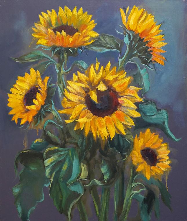 Репродукции картин Sunflowers painting