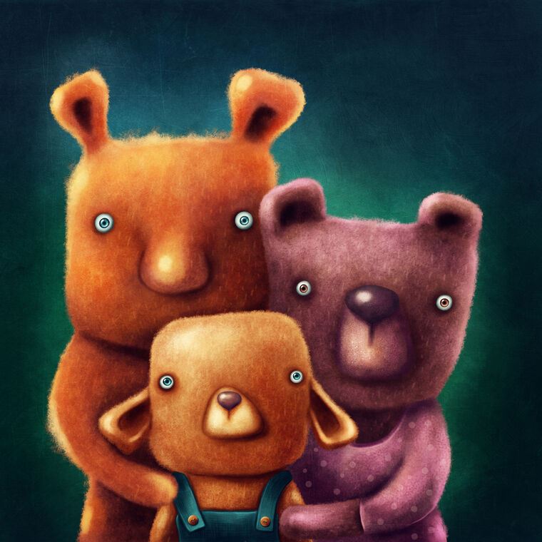 Репродукции картин The three bears