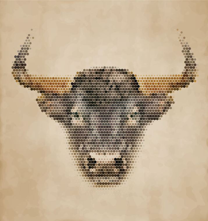 Картины на подрамнике A series of animal portrait retro стиль_2