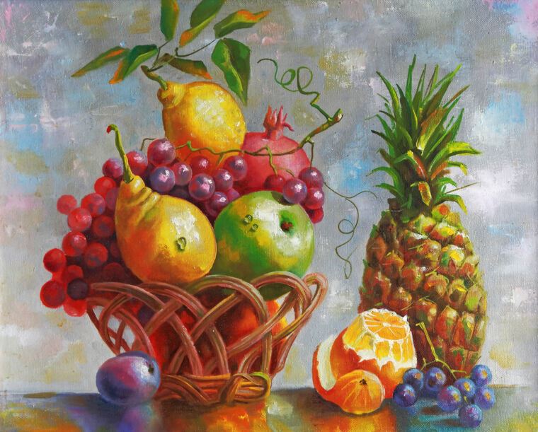 Репродукции картин Still life with pineapple