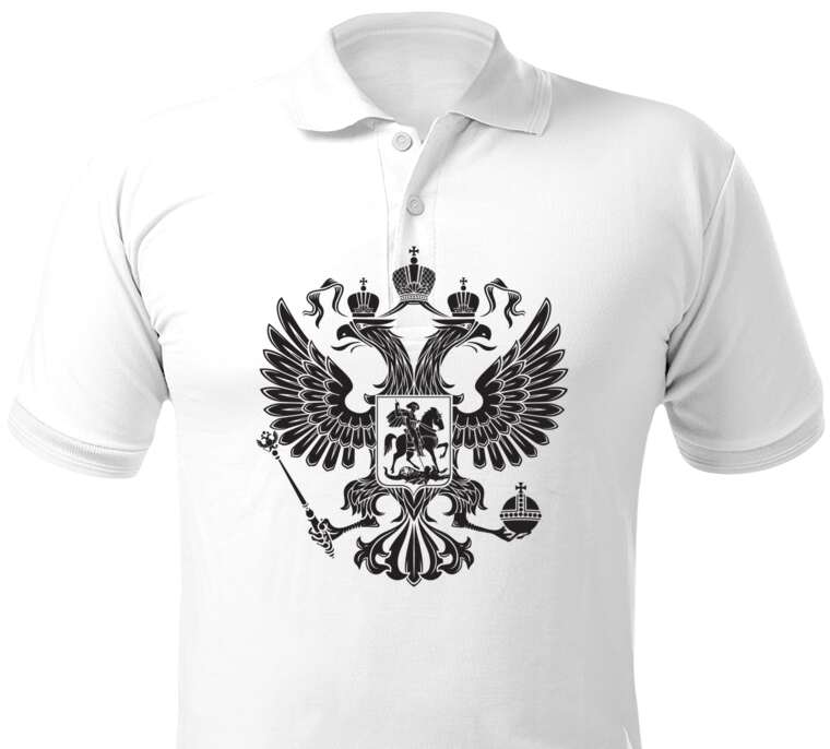 Майки, футболки поло  The Coat Of Arms Of Russia