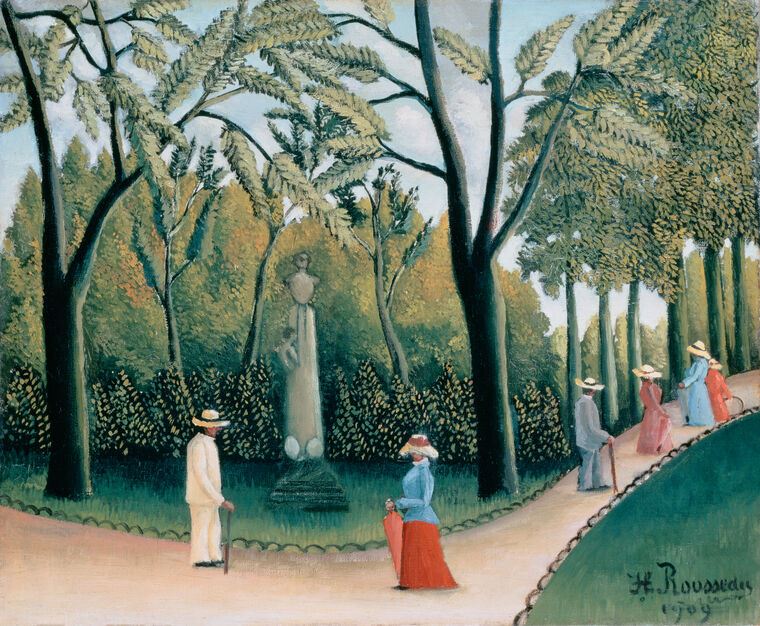 Репродукции картин The Luxembourg Garden. Monument To Chopin (Henri Rousseau)