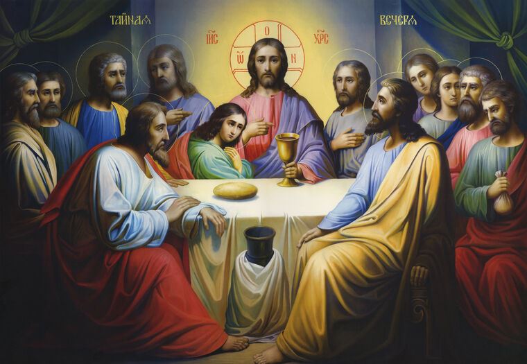 Репродукции картин The icon of the last supper