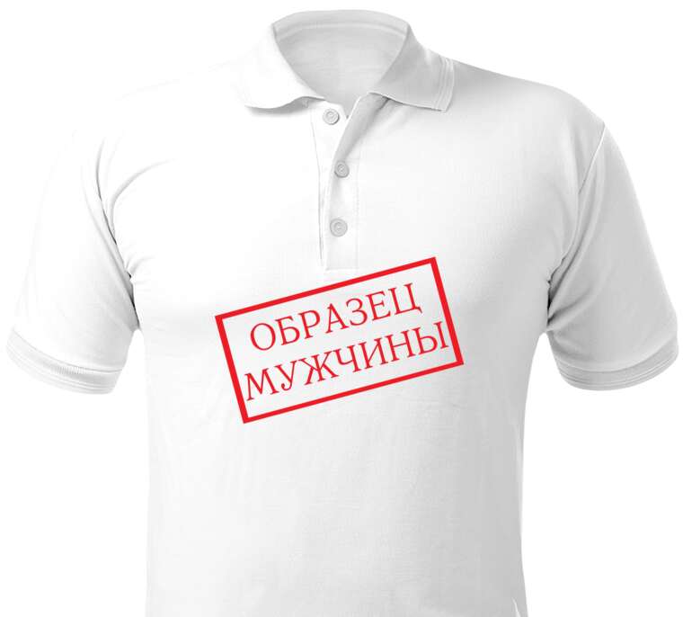 Майки, футболки поло  Образец мужчины