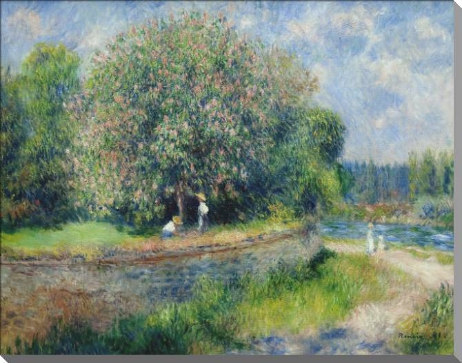 Картины Pierre Auguste Renoir Chestnut Tree Blooming