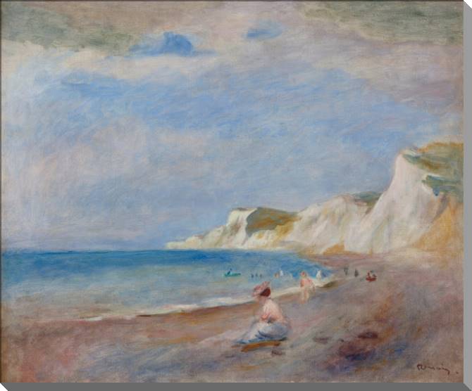 Картины Pierre Auguste Renoir The Beach of Varengeville