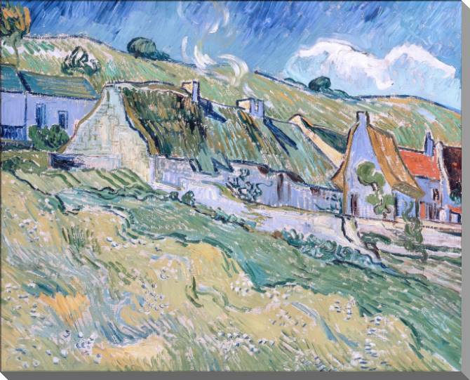 Paintings Vincent van Gogh A Group of Cottages