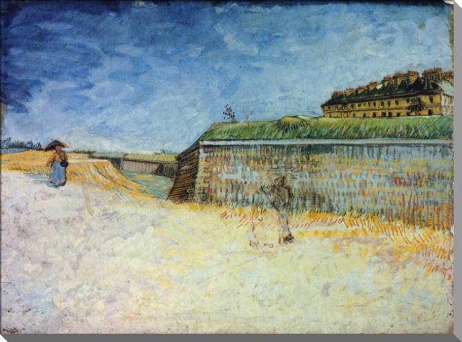 Картины Vincent van Gogh's Fortifications of Paris with Houses