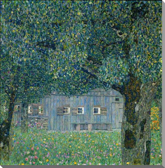 Paintings Gustav Klimt, Upper Austrian Farmhouse