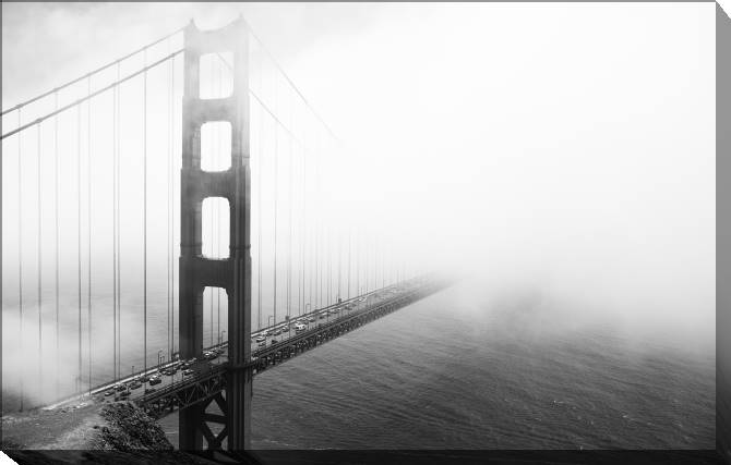 Купить и печать на заказ Картины Мост Золотые Ворота Сан-Франциско