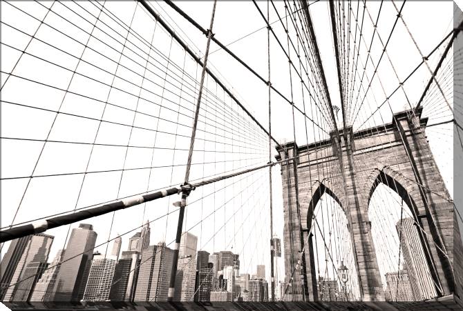 Купить и печать на заказ Картины Бруклинский мост