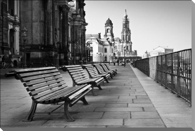 Картины Walk along the promenade in Dresden