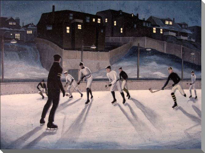 Картины Evening hockey