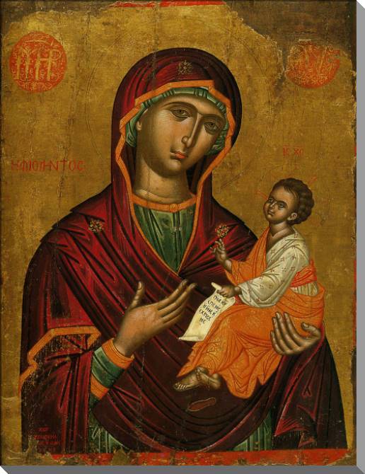 Купить и печать на заказ Картины Икона Божией Матери «Амолинта»