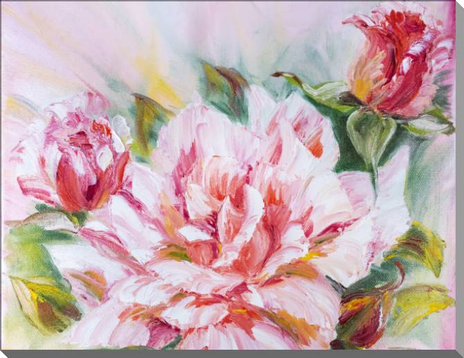 Купить и печать на заказ Картины Бутоны роз