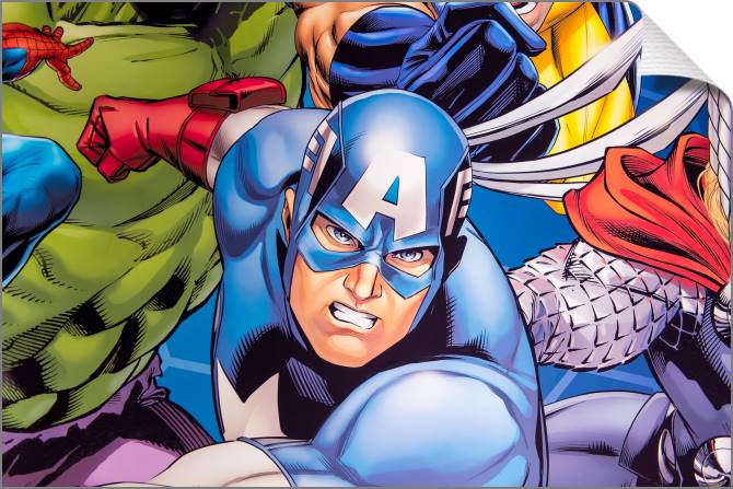 Купить и печать на заказ Картины Супергерой Капитан Америка