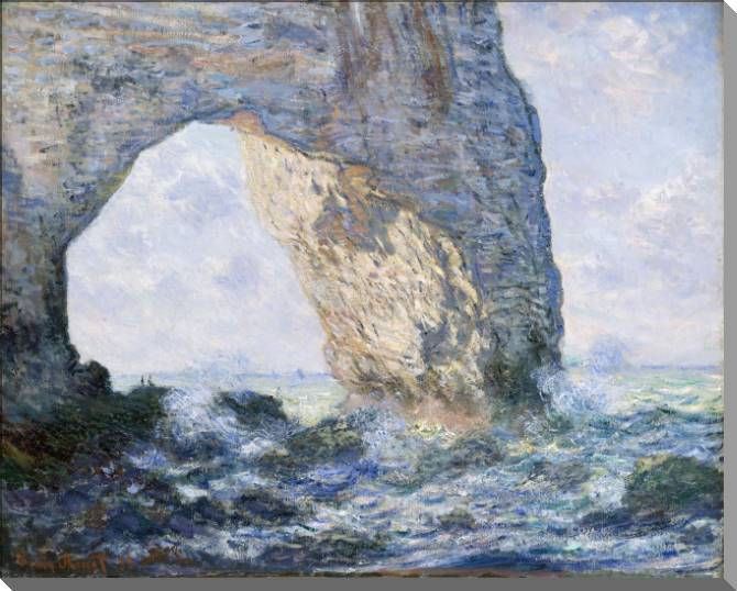 Картины Manneport, view from below (Claude Monet)