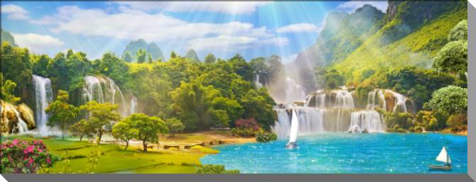 Картины Fabulous waterfalls