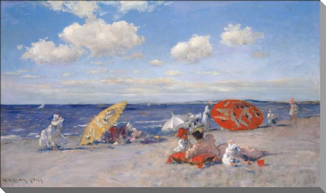 Картины On the beach (William Merritt chase)