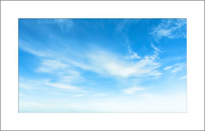 Купить и печать на заказ Картины Голубое небо с облаками