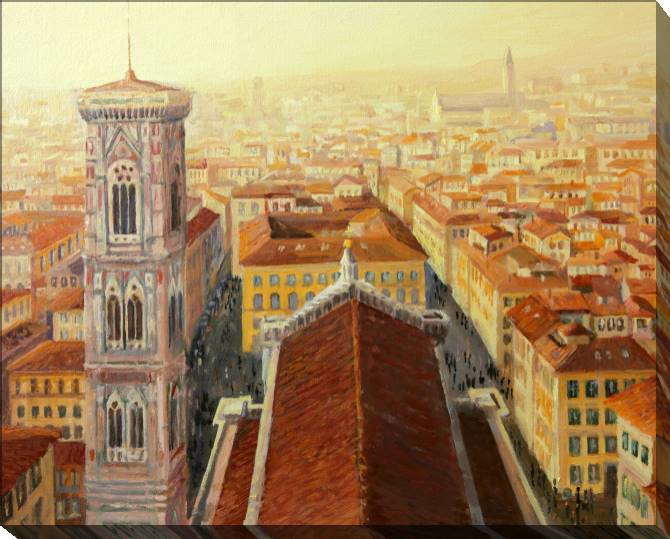Купить и печать на заказ Картины Вид на Флоренцию