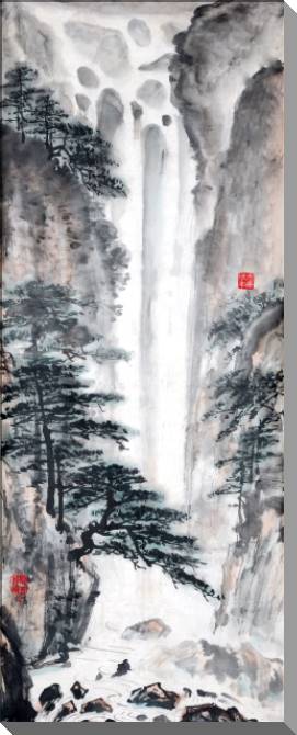Купить и печать на заказ Картины Китайская пейзажная живопись