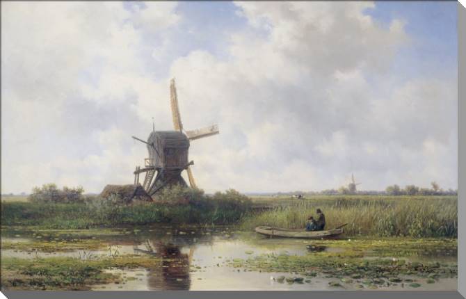 Paintings The River Gein, near Abcoude (Willem Roelofs)