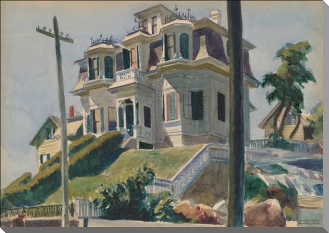 Paintings Haskell's House (Edward Hopper)