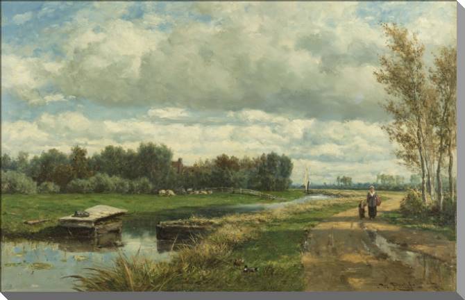 Paintings The landscape around the Hague (Willem Roelofs)