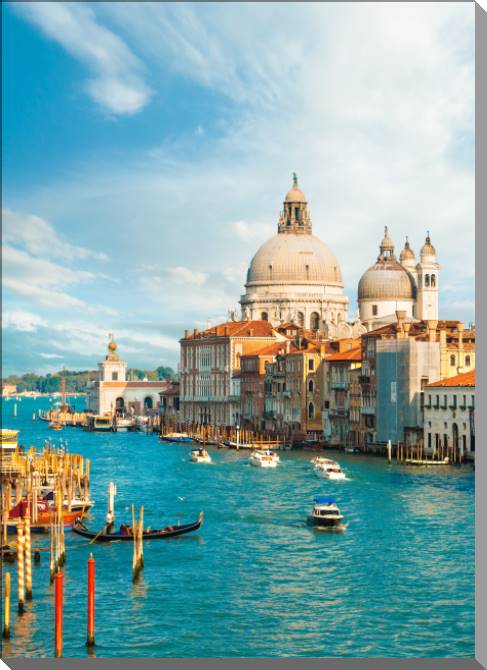 Купить и печать на заказ Картины Вид на Гранд-канал, Венеция
