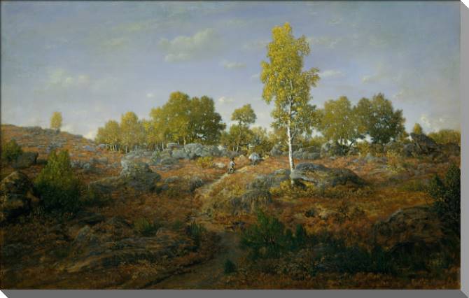 Картины Path among the rocks (théodore Rousseau)