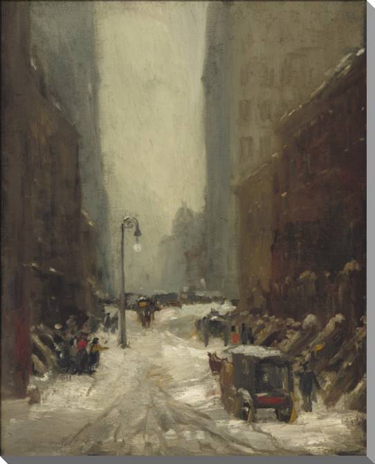 Картины Snow in new York city (Robert Henry)