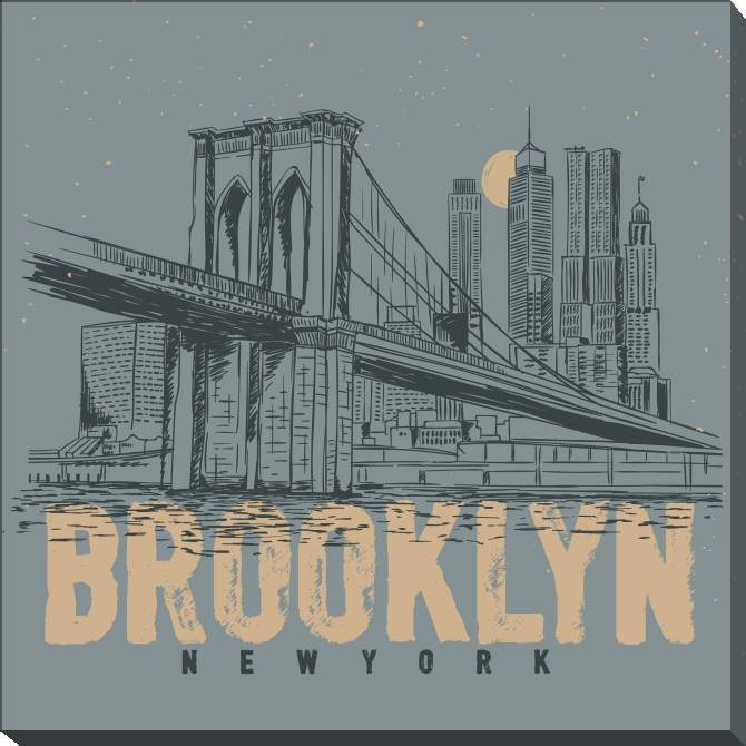 Купить и печать на заказ Картины Бруклин