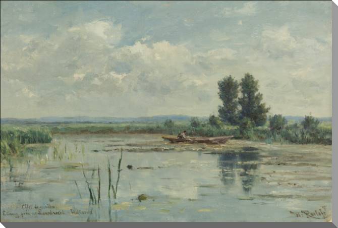 Картины The lake at Loosdrecht, you (Willem Roelofs)