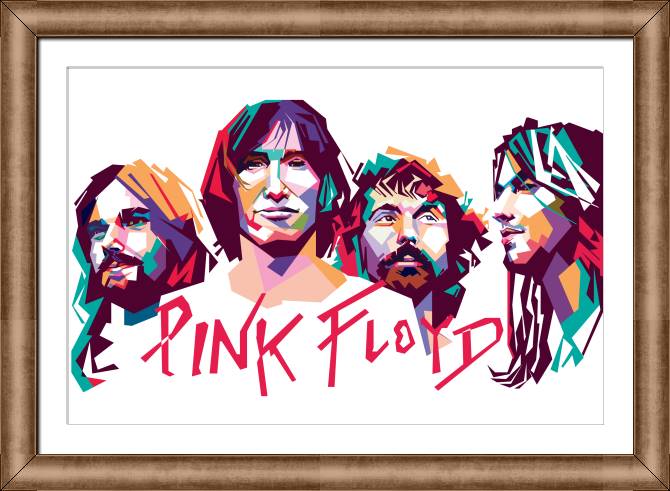 Купить и печать на заказ Репродукции картин Pink Floyd