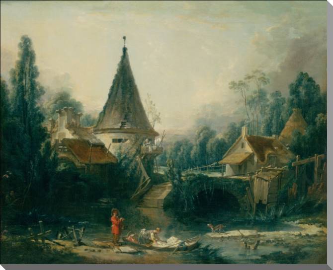 Картины Landscape in vicinity of Beauvais (Francois Boucher)