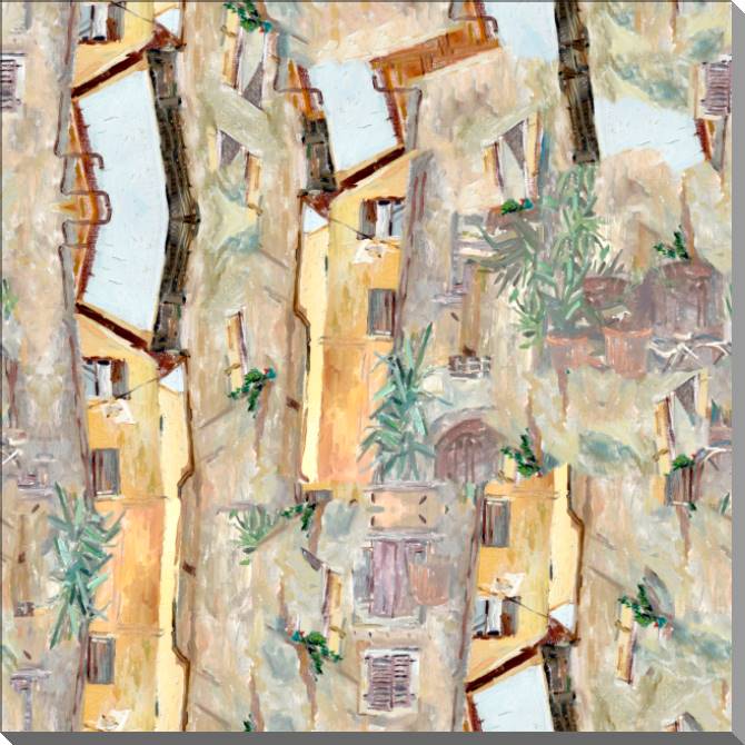 Paintings Italian city abstraction