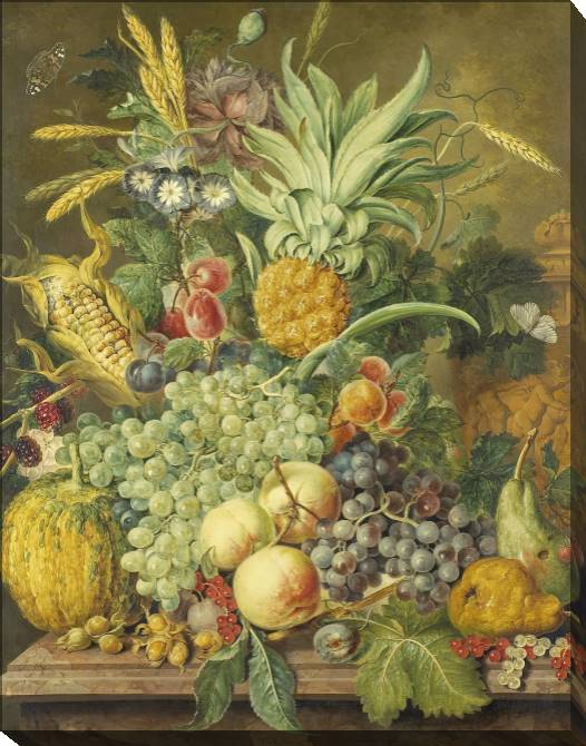 Купить и печать на заказ Картины Натюрморт с фруктами