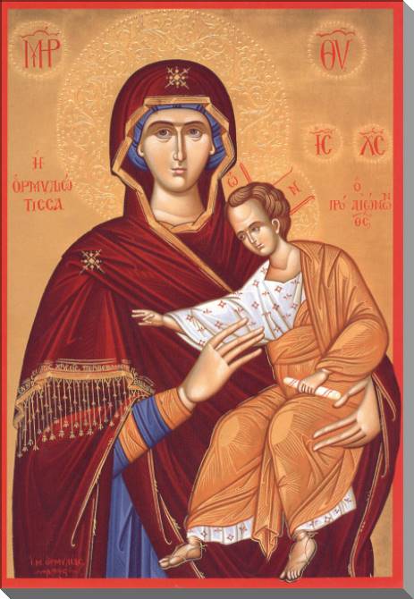 Купить и печать на заказ Картины Икона Богородица Одигитрия