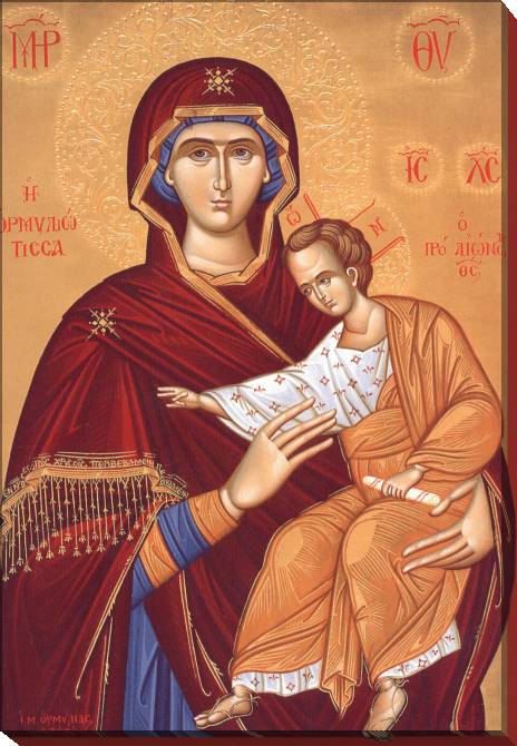 Купить и печать на заказ Картины Икона Богородица Одигитрия
