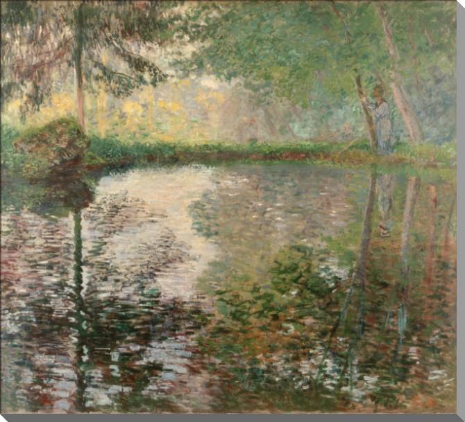 Paintings The pond at Montgeron (Claude Monet)