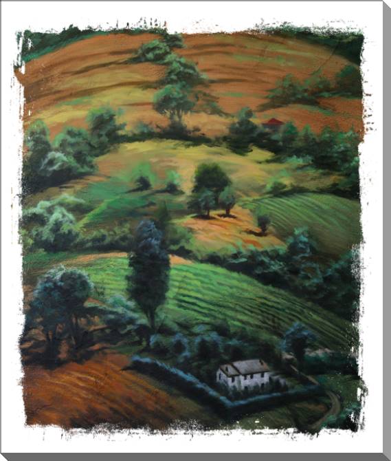 Картины Green mountain village