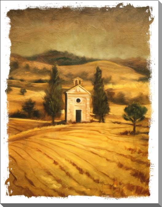 Paintings Tuscany landscape